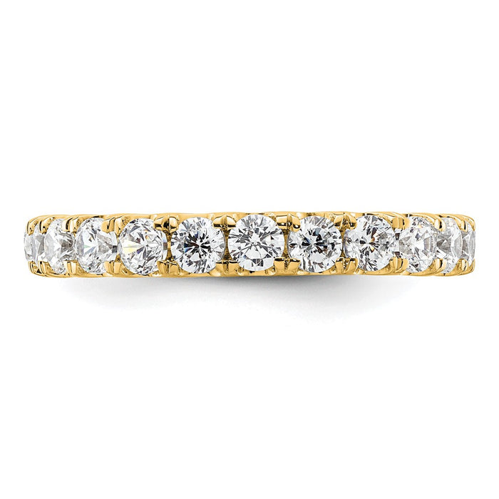Exclusive 14K Gold 2-Carat Diamond Eternity Band - Stylish & Affordable Price-3