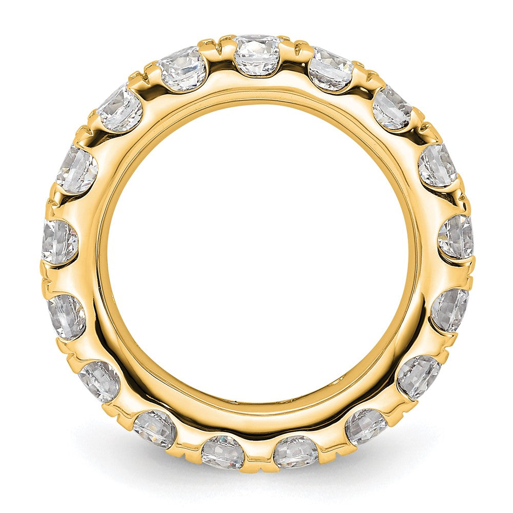Buy Stylish 14K Polished 3-Carat Diamond Eternity Band - Size 4 Value!