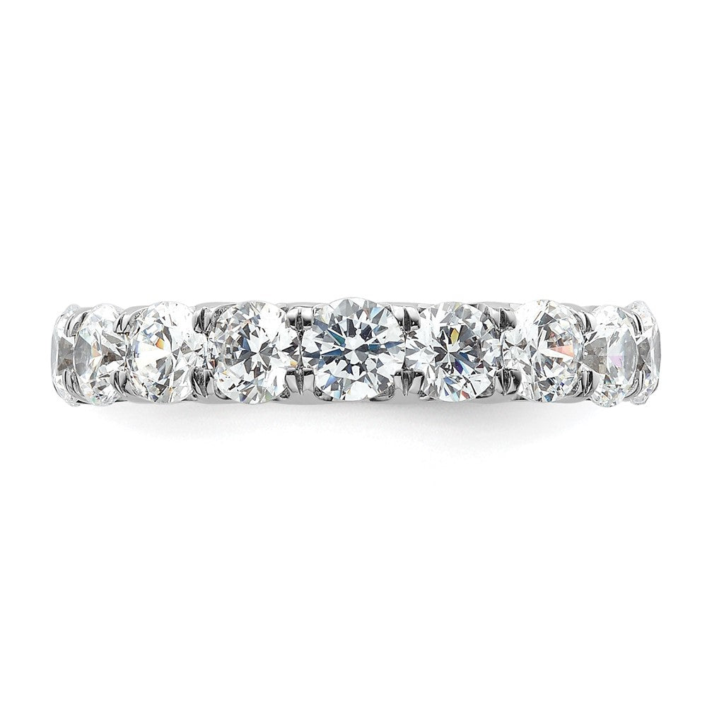 Exclusive 14K White Gold 3-Carat Diamond Eternity Band - Size 5.5, Stylish Value