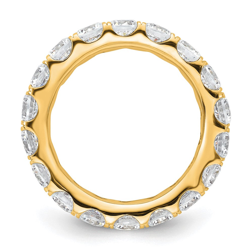 Shop Exclusive 14K Polished 3-Carat Diamond Eternity Band - Stylish Size 5