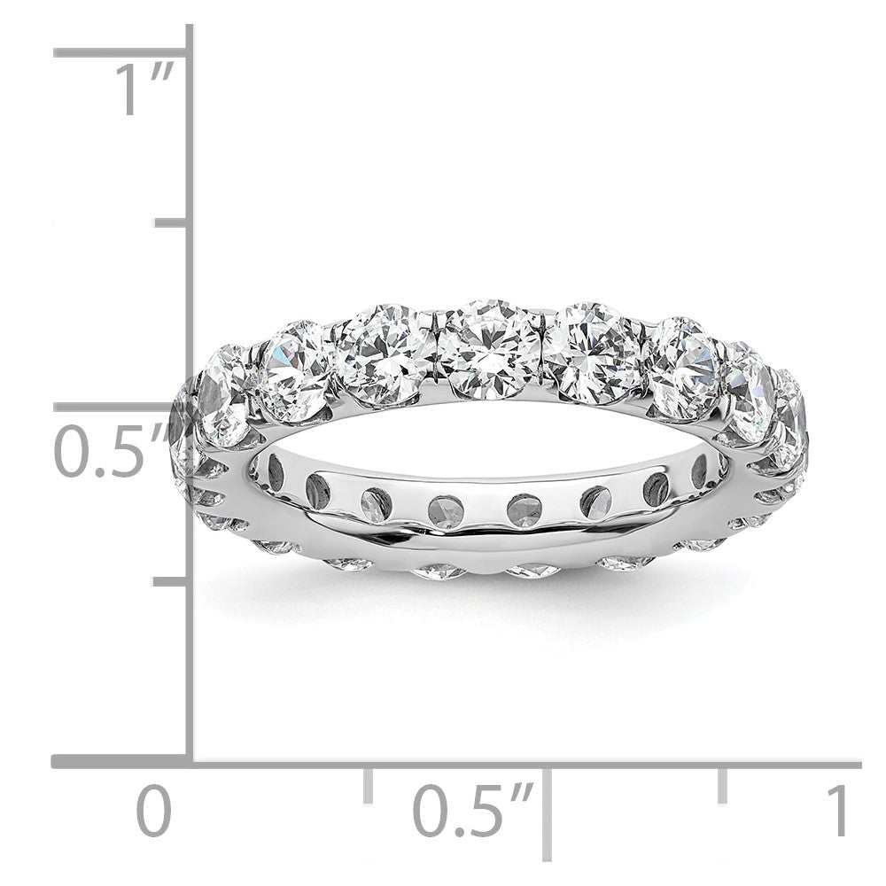 Shop Stylish 14K White Gold 3-Carat Diamond Eternity Band, Size 6.5
