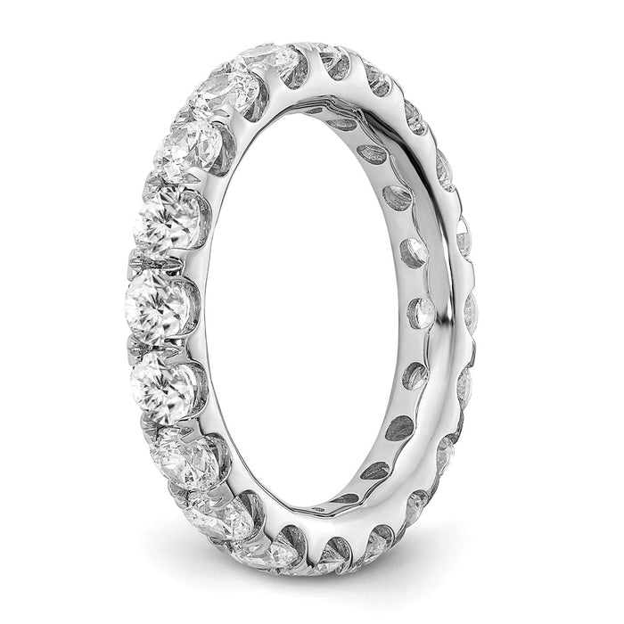 Shop Exclusive 14K White Gold 3-Carat Lab-Grown Diamond Eternity Ring - Size 5-6
