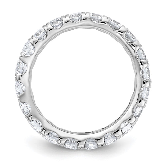 Exclusive 14K White Gold 3-Carat Lab-Grown Diamond Eternity Band - Stylish Value