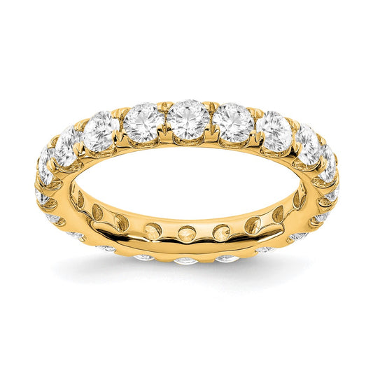 Exclusive 3-Carat Lab-Grown Diamond Eternity Ring in 14K Gold - Size 5.5