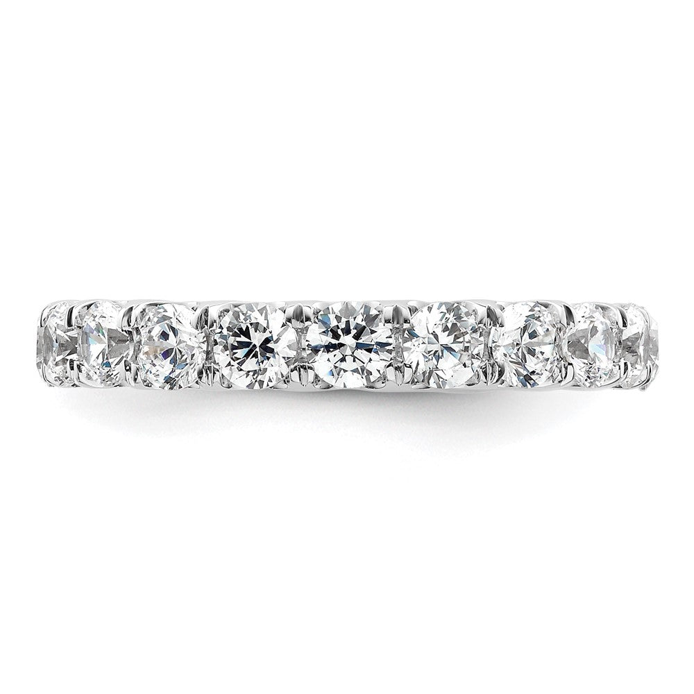 Exclusive 14K White Gold 3-Carat Diamond Eternity Band - Stylish Size 8.5