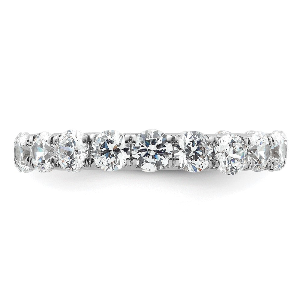 Exclusive 14K White Gold 3-Carat Diamond Eternity Band - Stylish Size 9