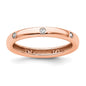 Buy Exclusive 14K Rose Gold Diamond Eternity Band, 1/10 Carat TW, Size 4-1