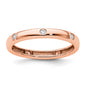 Buy Exclusive 14K Rose Gold Eternity Band Size 5.5 with 1/10 Carat Diamonds-6