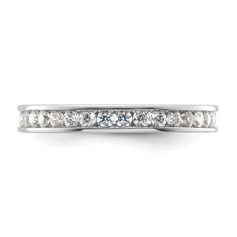 Buy Stylish 14K White Gold 1/2 Carat Diamond Eternity Band - Size 4.5