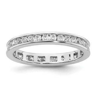 Buy Stylish 14K White Gold 1/2 Carat Diamond Eternity Band - Size 4.5