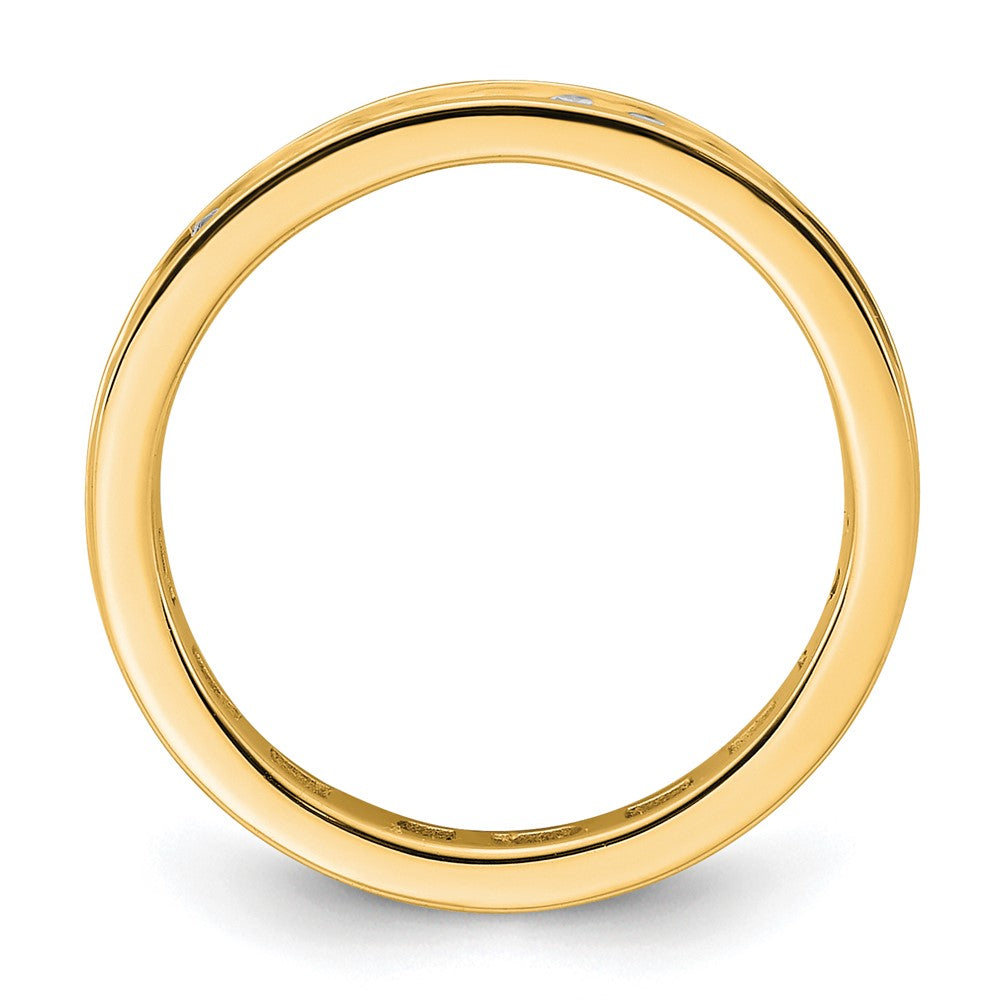 Buy Stylish 14K Gold 1/2 Carat Diamond Eternity Band - Size 4.5