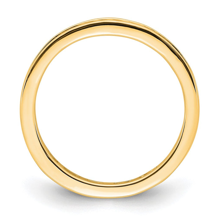 Shop Exclusive 14K Gold 1/2 Carat Diamond Eternity Band - Stylish Size 5.5-2