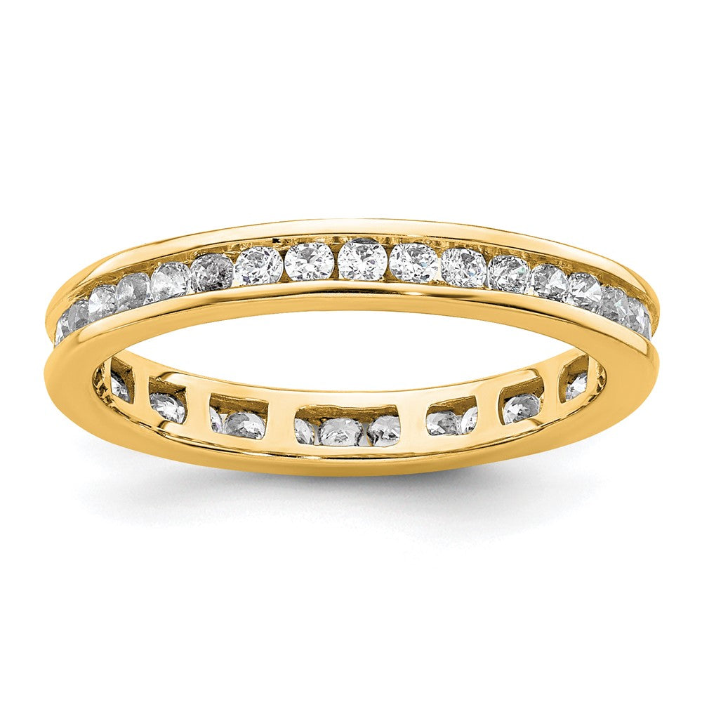 Shop Exclusive 14K Gold 1/2 Carat Diamond Eternity Band - Stylish Size 5.5