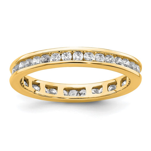 Shop Exclusive 14K Gold 1/2 Carat Diamond Eternity Band - Stylish Size 5.5