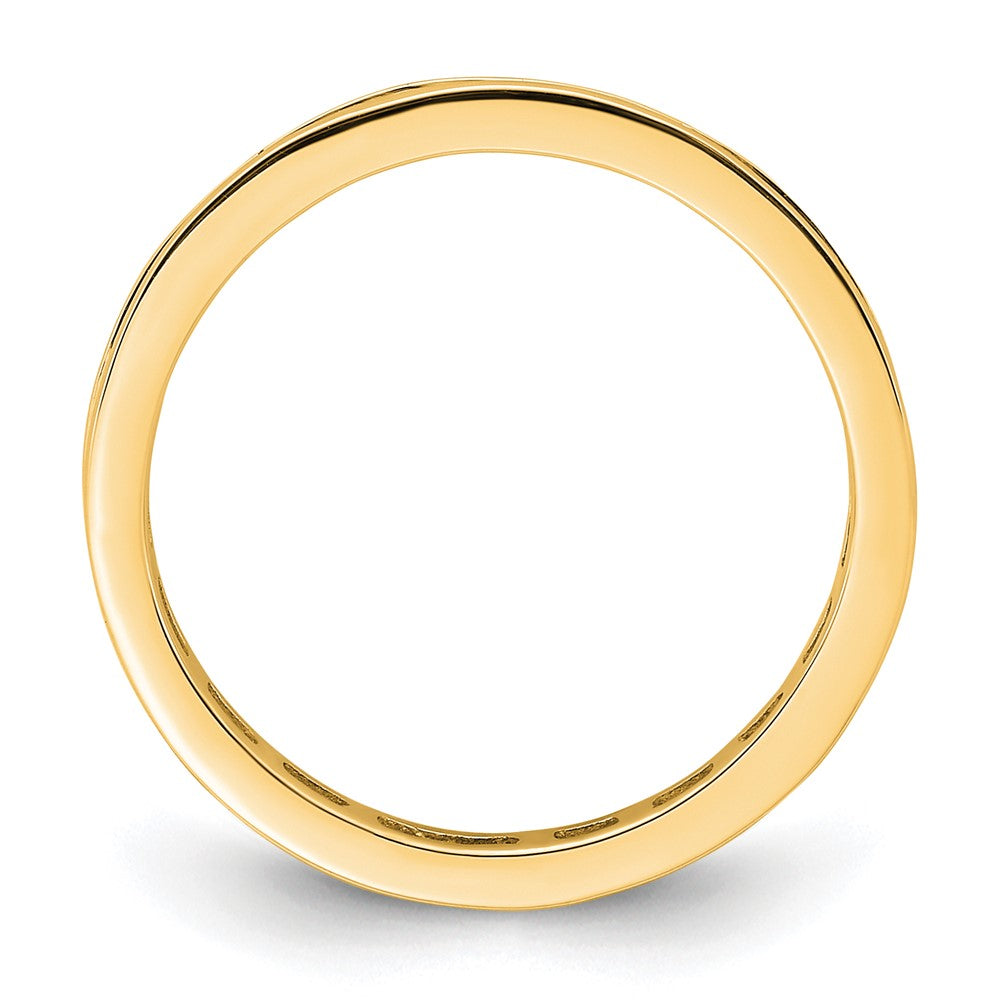 High-quality 14K Gold 1/2 Carat Diamond Eternity Band - Stylish Size 6