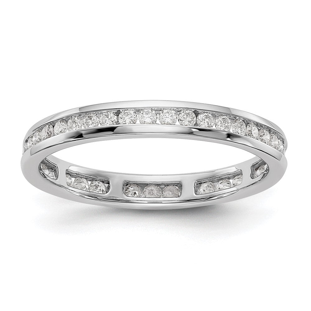 Exclusive 14K White Gold 1/2 Carat Lab-Grown Diamond Eternity Band - Stylish & Affordable