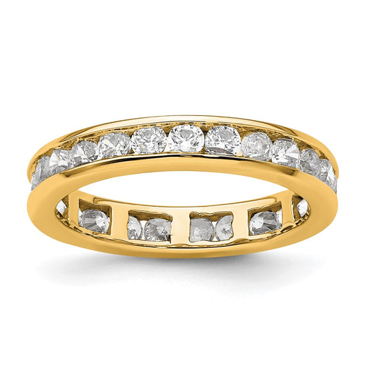 Buy Exclusive 14K Gold Polished 1 Carat Diamond Eternity Band - Size 4 Value