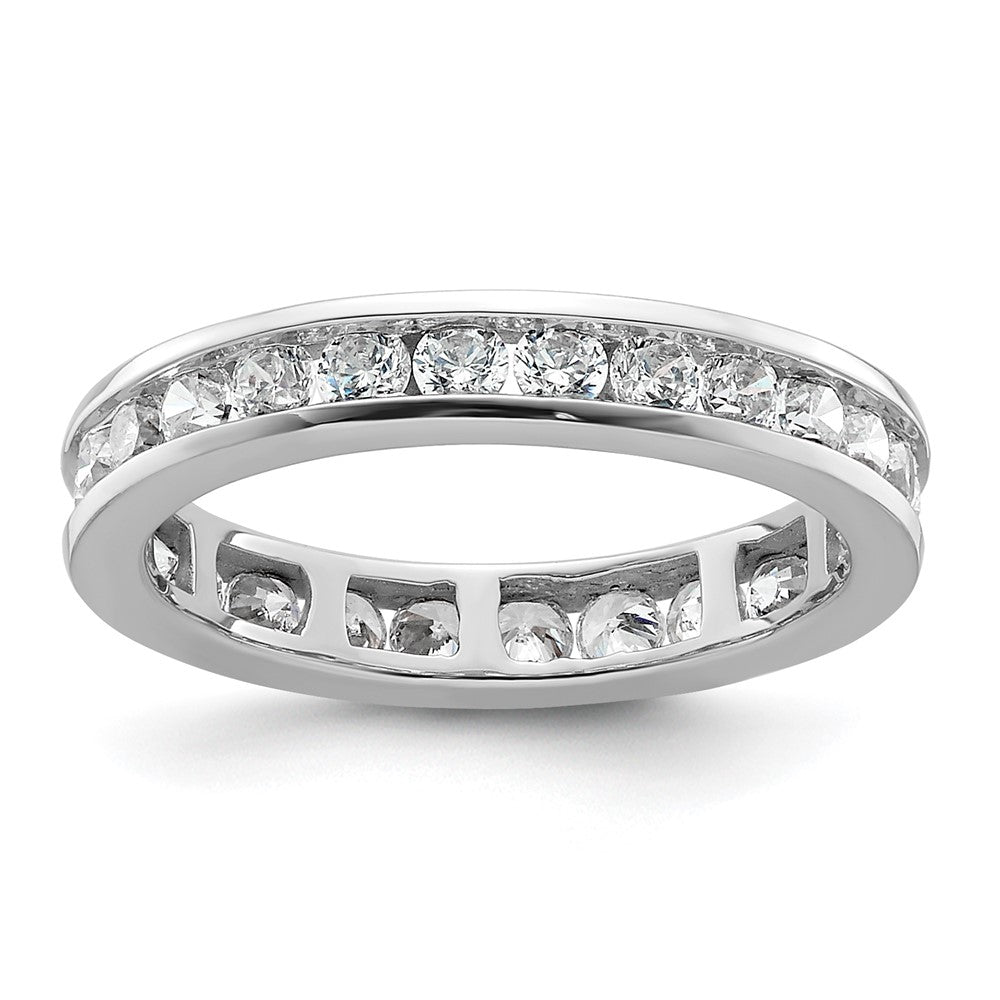 Buy Exclusive 14K White Gold 1 Carat Diamond Eternity Band - Size 5, Stylish