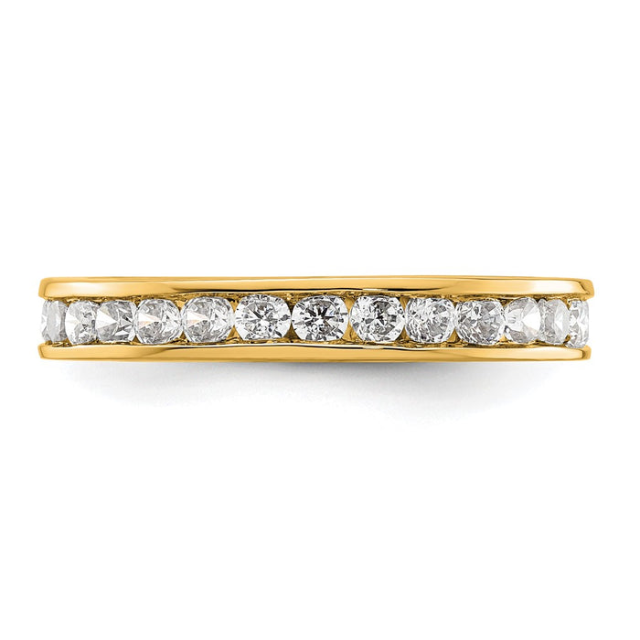 Buy Exclusive 14K Polished 1 Carat Diamond Eternity Band - Stylish Size 6-3