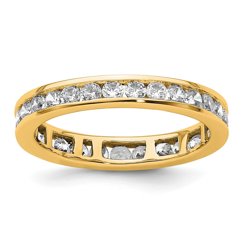 Buy Exclusive 14K Polished 1 Carat Diamond Eternity Band - Stylish Size 6