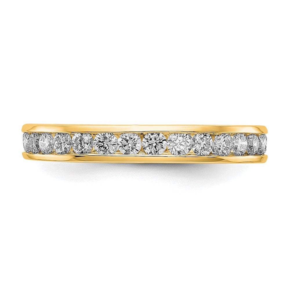 Shop 14K Gold 1 Carat Diamond Eternity Band - Size 7.5 - Stylish Luxury Ring