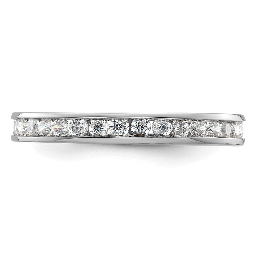 Buy Exclusive 1 Carat Diamond Eternity Band in 14K White Gold - Size 9, Stylish & Affordable!