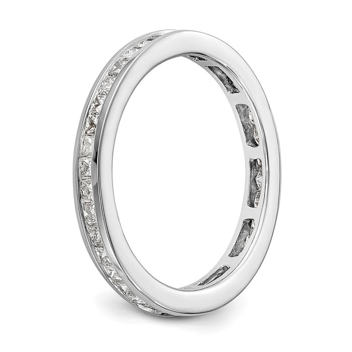 Shop Exclusive 14K White Gold 2-Carat Diamond Eternity Band - Stylish Size 7-4