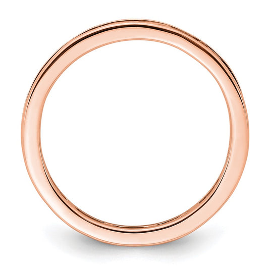 Buy Exclusive 14K Rose Gold 1 Carat Princess Cut Diamond Eternity Band