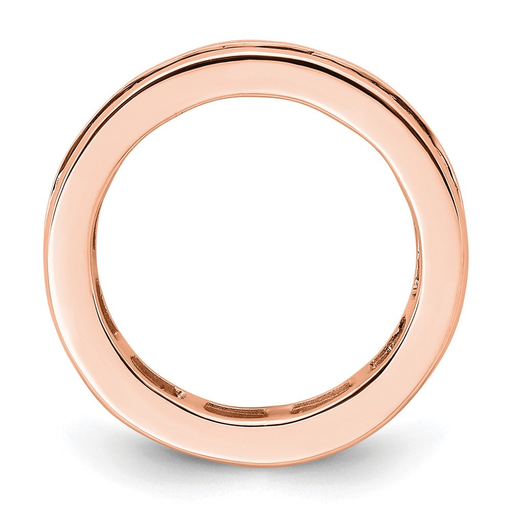 Buy Exclusive 14K Rose Gold Polished 2-Carat Diamond Eternity Band - Size 4
