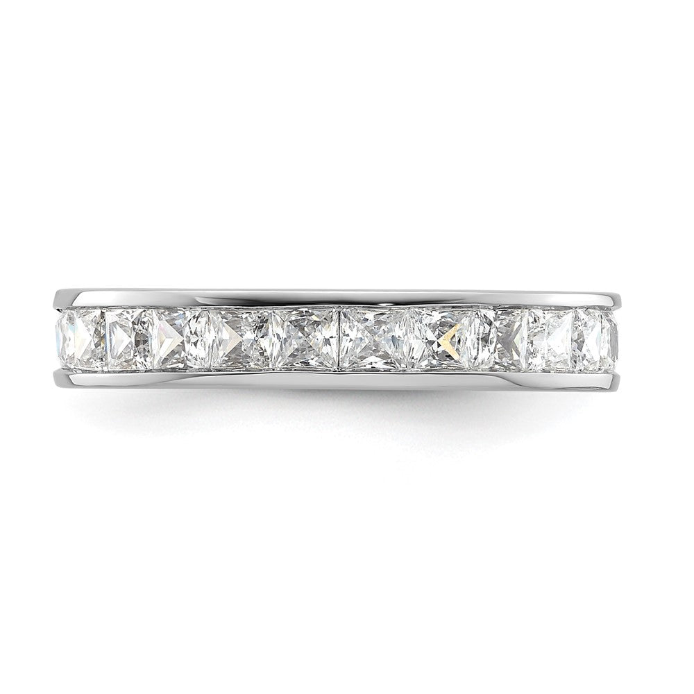 Buy Stylish 14K White Gold 2-Carat Princess Cut Diamond Eternity Band