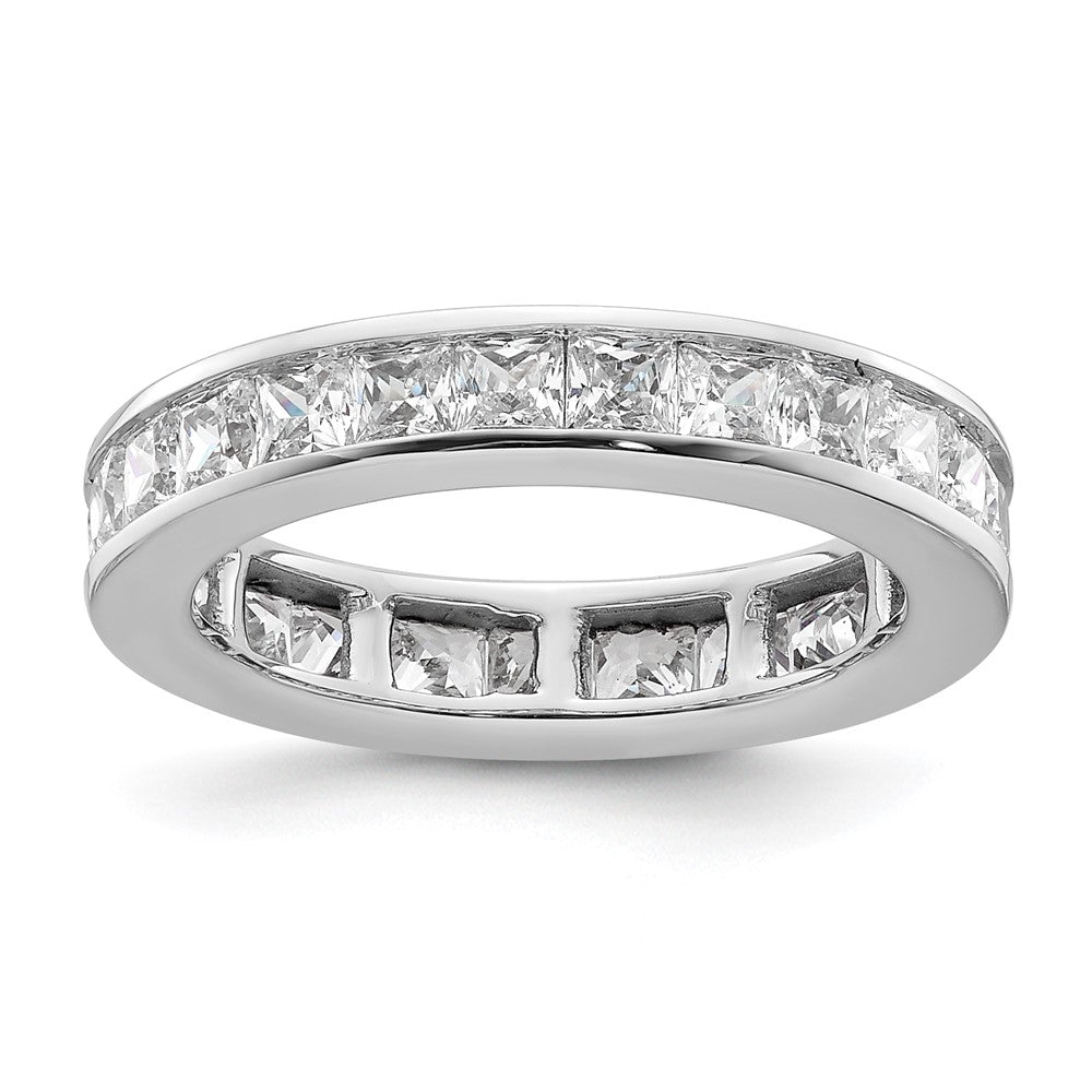 Buy Stylish 14K White Gold 2-Carat Princess Cut Diamond Eternity Band