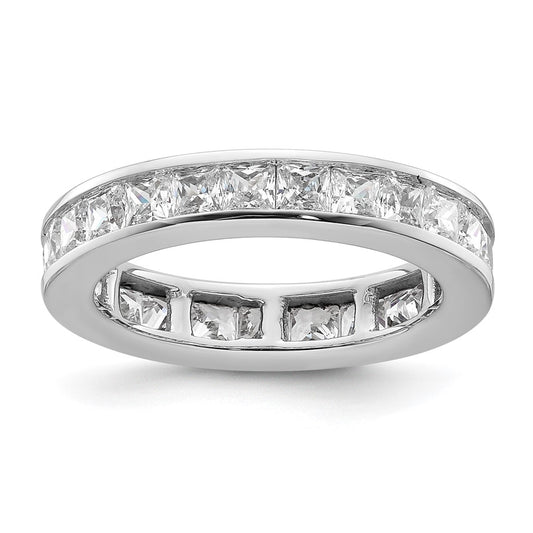 Buy Stylish 14K White Gold 2-Carat Princess Cut Diamond Eternity Band