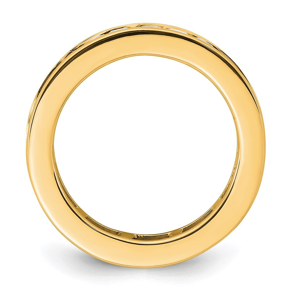 Exclusive 14K Gold 2-Carat Diamond Eternity Band - Stylish Size 6 Jewelry