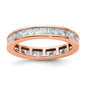 Buy Stylish 14K Rose Gold 2 Carat Princess Cut Diamond Eternity Band-2