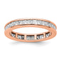 Buy Exclusive 2-Carat Princess Cut Diamond Eternity Band in 14K Rose Gold-8