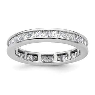 Shop Exclusive 14K White Gold 2 Carat Princess Cut Diamond Eternity Band
