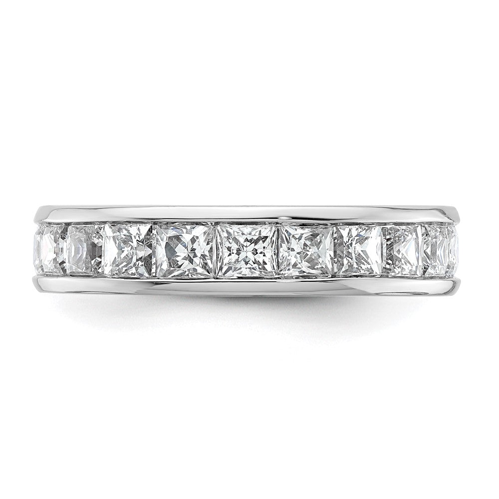 Buy Designer 3 Carat Princess Cut Diamond Eternity Band in 14K White Gold