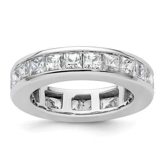 Shop Stylish 14K White Gold 3 Carat Princess Cut Diamond Eternity Band