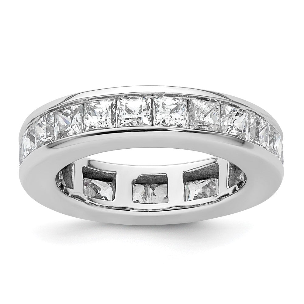 Buy Designer 3 Carat Princess Cut Diamond Eternity Band in 14K White Gold