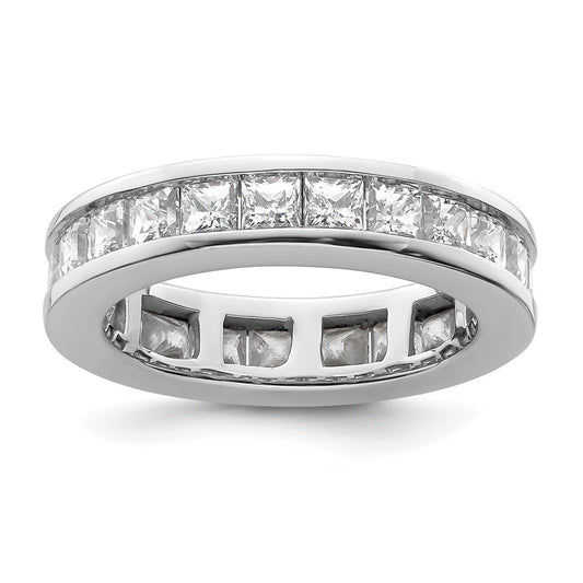 Buy Exclusive 14K White Gold 3 Carat Diamond Eternity Band - Stylish Size 6