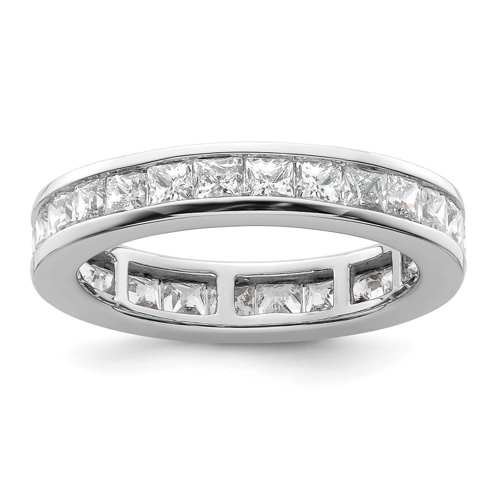 Buy Exclusive 14K White Gold 3 Carat Diamond Eternity Band - Stylish Size 9