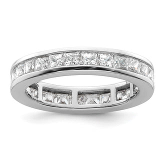 Buy Exclusive 14K White Gold 3 Carat Diamond Eternity Band - Stylish Size 9