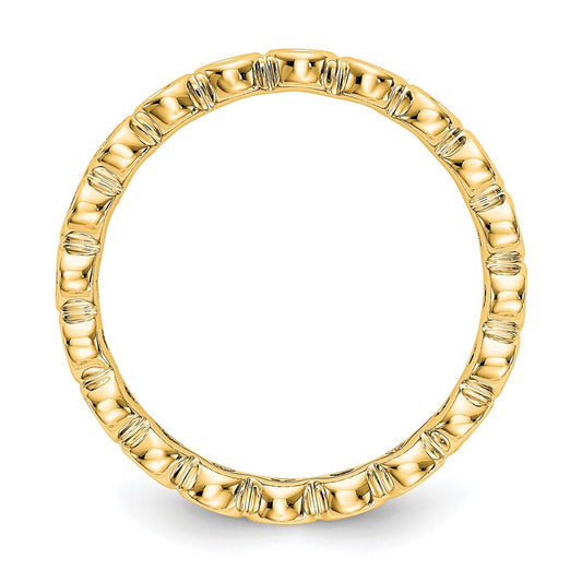 Shop Stylish 14K Polished 1/2 Carat Diamond Eternity Band - Size 7, Value!