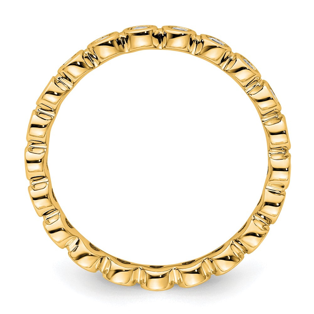 Buy Exclusive 14K Polished Full Eternity Ring with 0.5 Carat Diamonds, Size 8