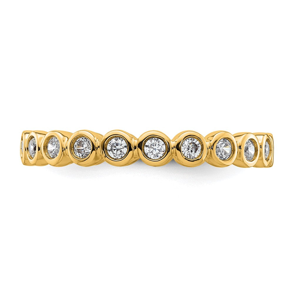 Buy Exclusive 14K Polished Full Eternity Ring with 0.5 Carat Diamonds, Size 8