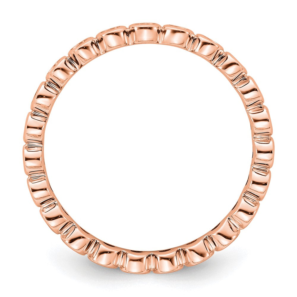 Buy Exclusive 14K Rose Gold 1/2 Carat Diamond Eternity Ring - Stylish Size 9