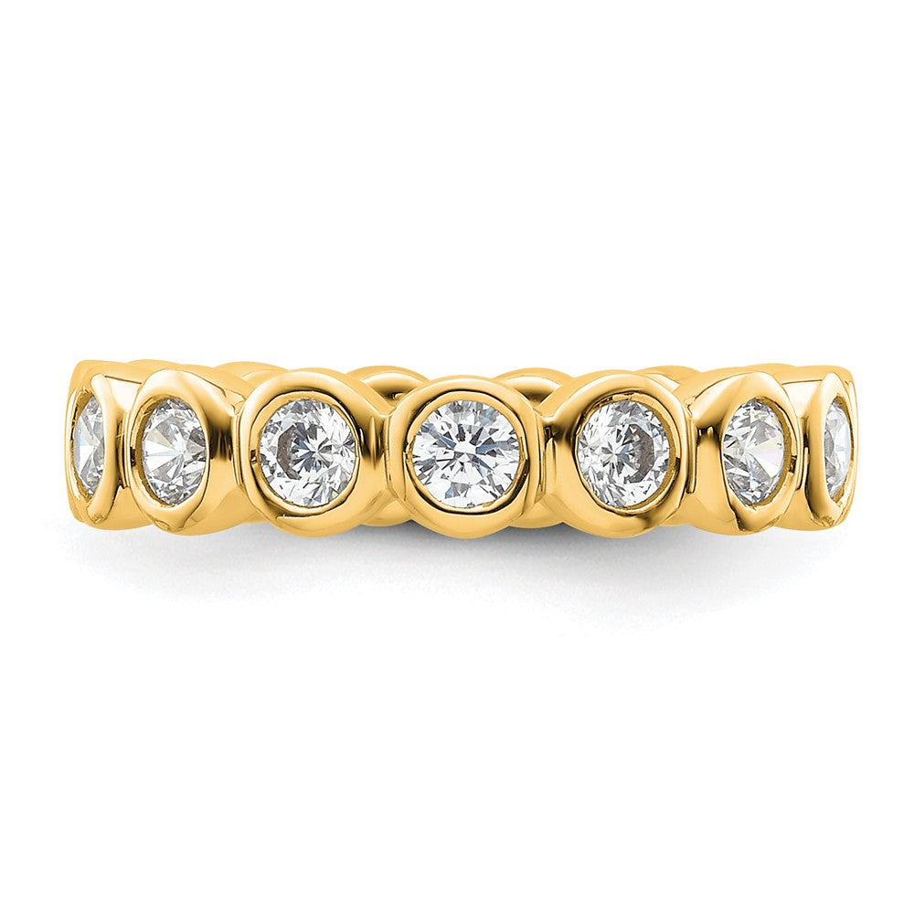 Buy Exclusive 14K Gold 1 Carat Diamond Eternity Band - Size 4.5, Stylish Value