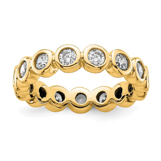 Buy Stylish 14K Polished 1 Carat Diamond Eternity Band - Size 5.5