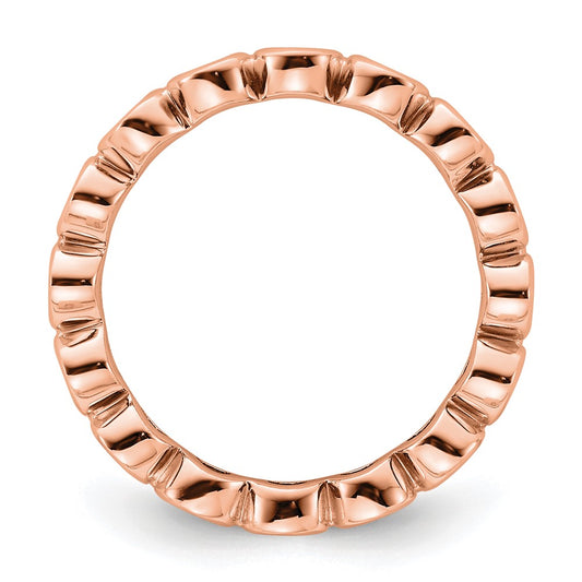 Exclusive 14K Rose Gold 1-Carat Diamond Eternity Band | Stylish Size 6 Value