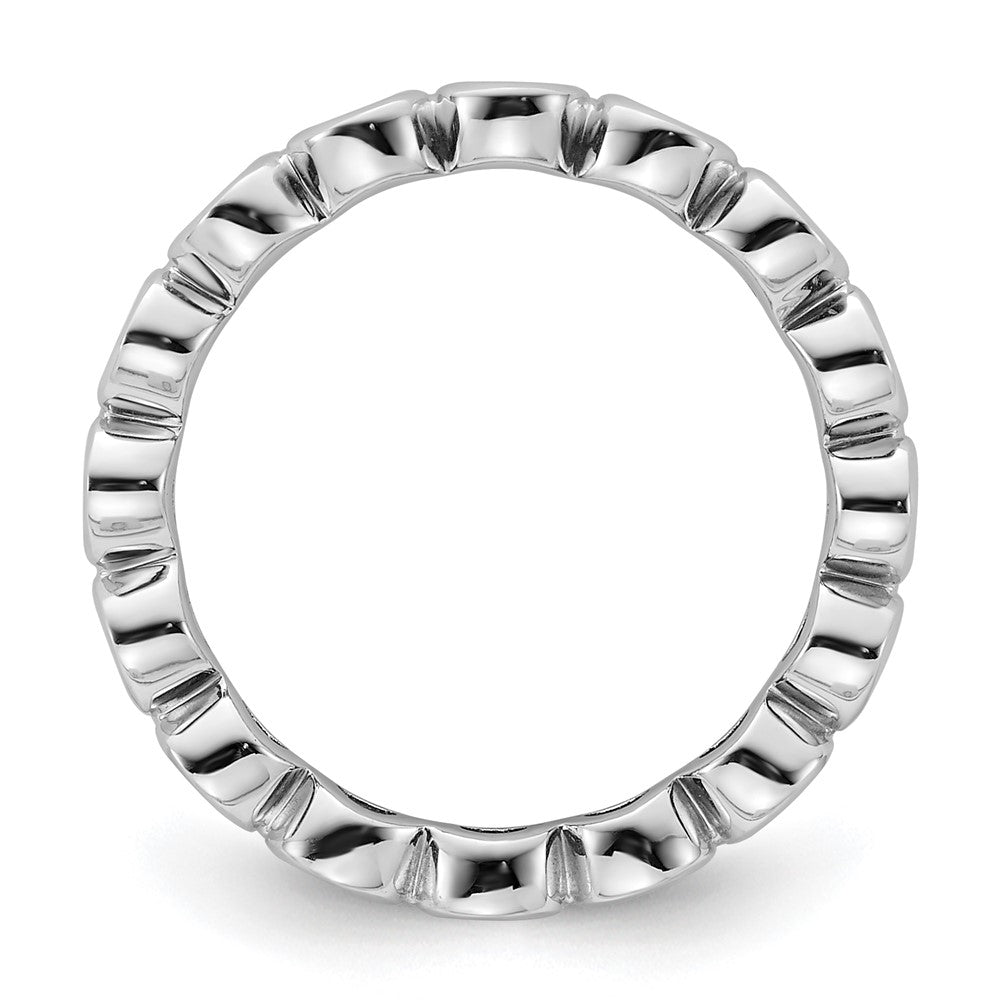 Buy Exclusive 1 Carat Diamond Eternity Band in 14K White Gold - Size 6, Stylish!